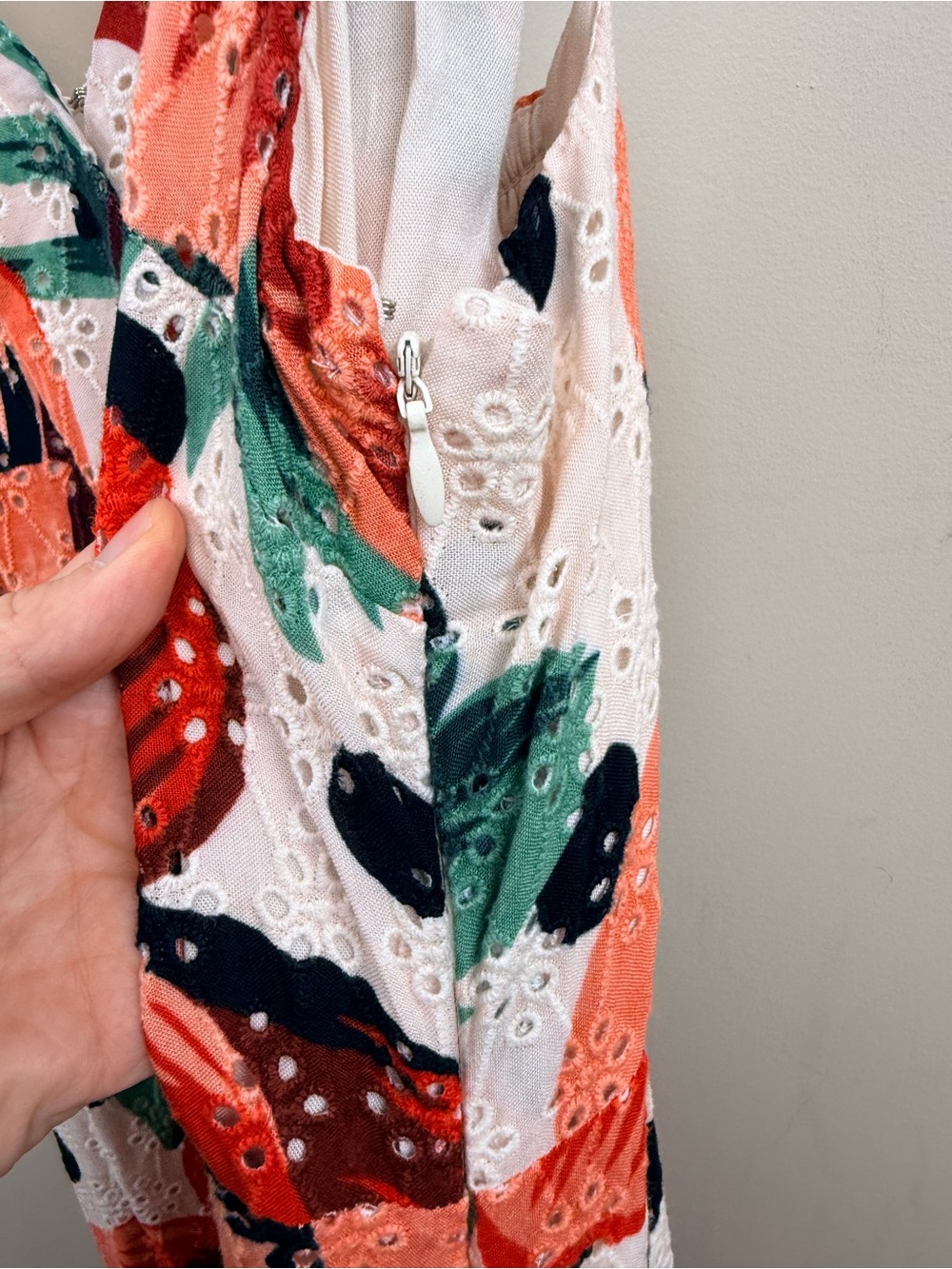 Farm Rio Riviera Eyelet Maxi Dress 14 - Picture 9 of 16